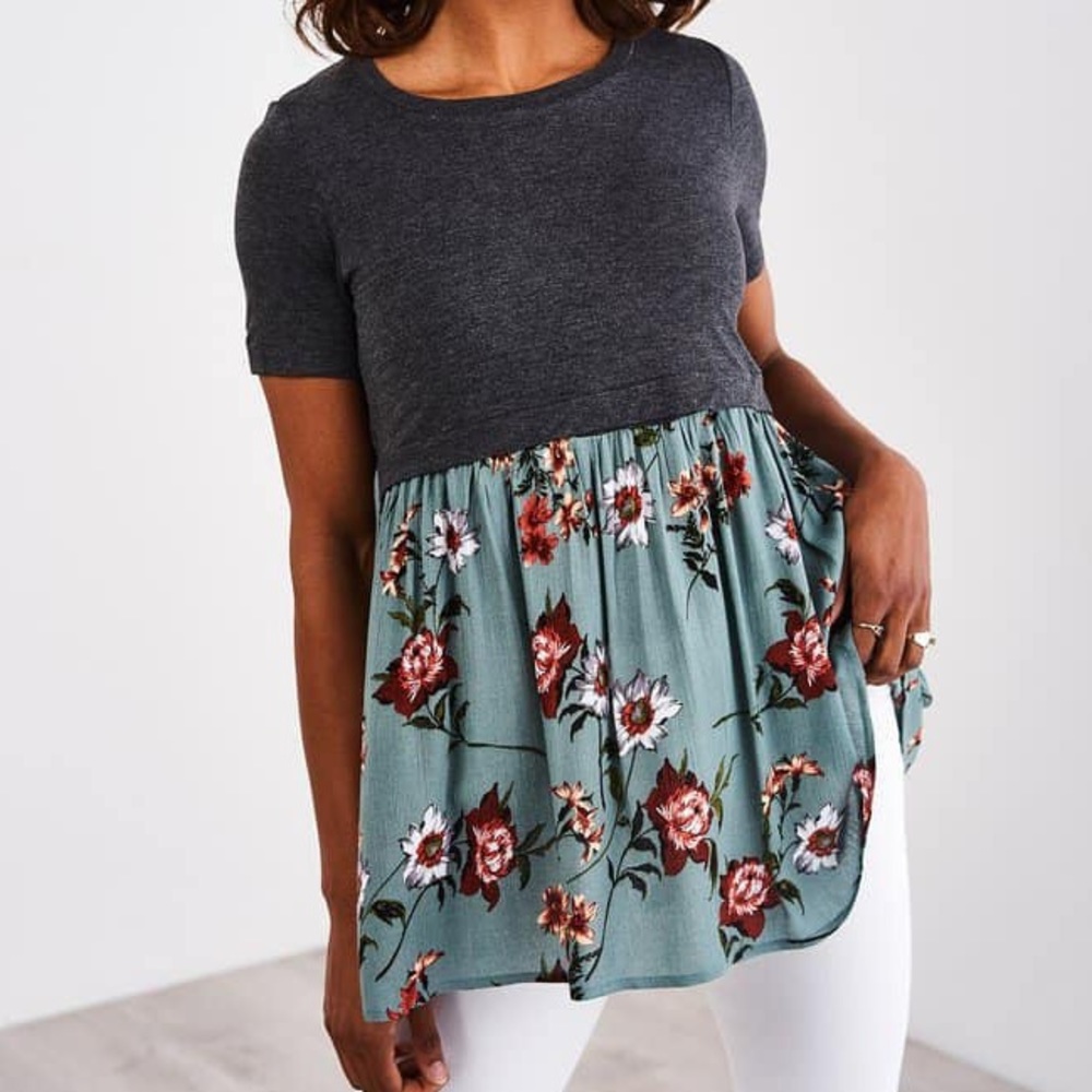 Latched Mama breastfeeding maternity nursing top